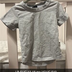 Little Bipsy Light Gray Short Sleeve Tee